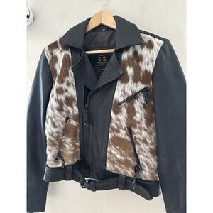 StS Ranchwear Womens Leather Cowhide "Etta" Jacket Size XS Western Cowgirl